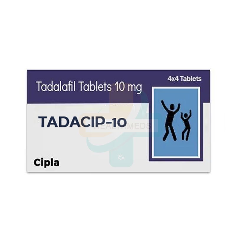 Tadacip 10mg (4 Tabs/Strip)